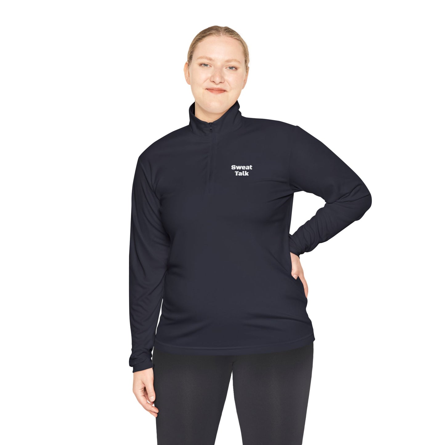 Sweat Talk Unisex Quarter-Zip Pullover