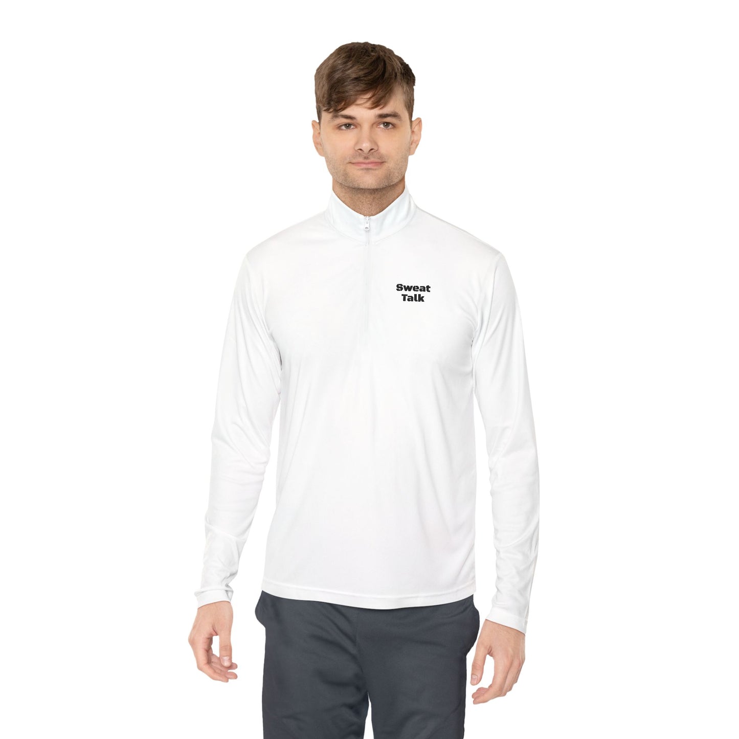 Sweat Talk Unisex Quarter-Zip Pullover