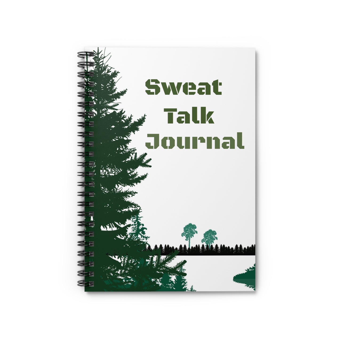 Sweat Talk Journal - Ruled Line Spiral Notebook