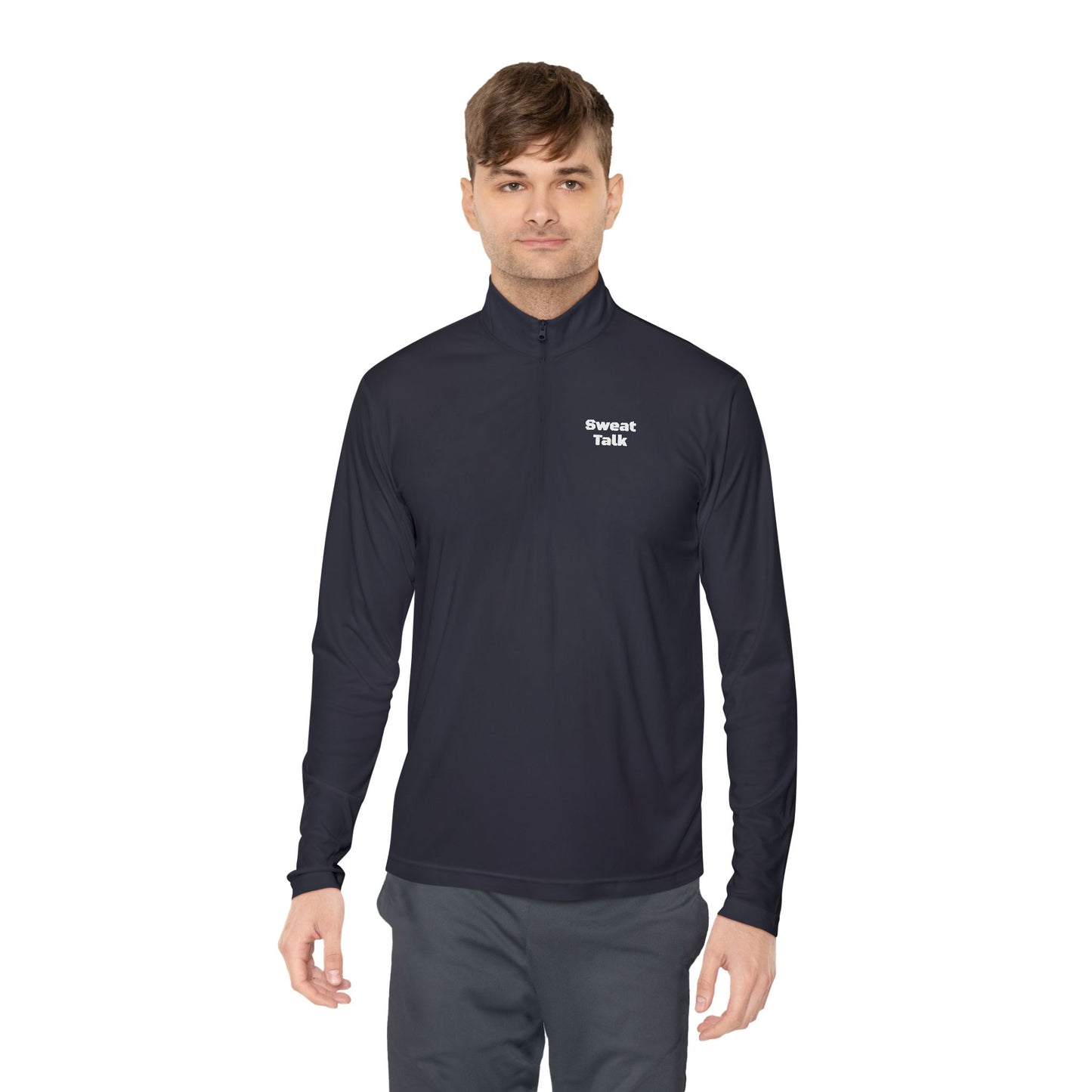 Sweat Talk Unisex Quarter-Zip Pullover