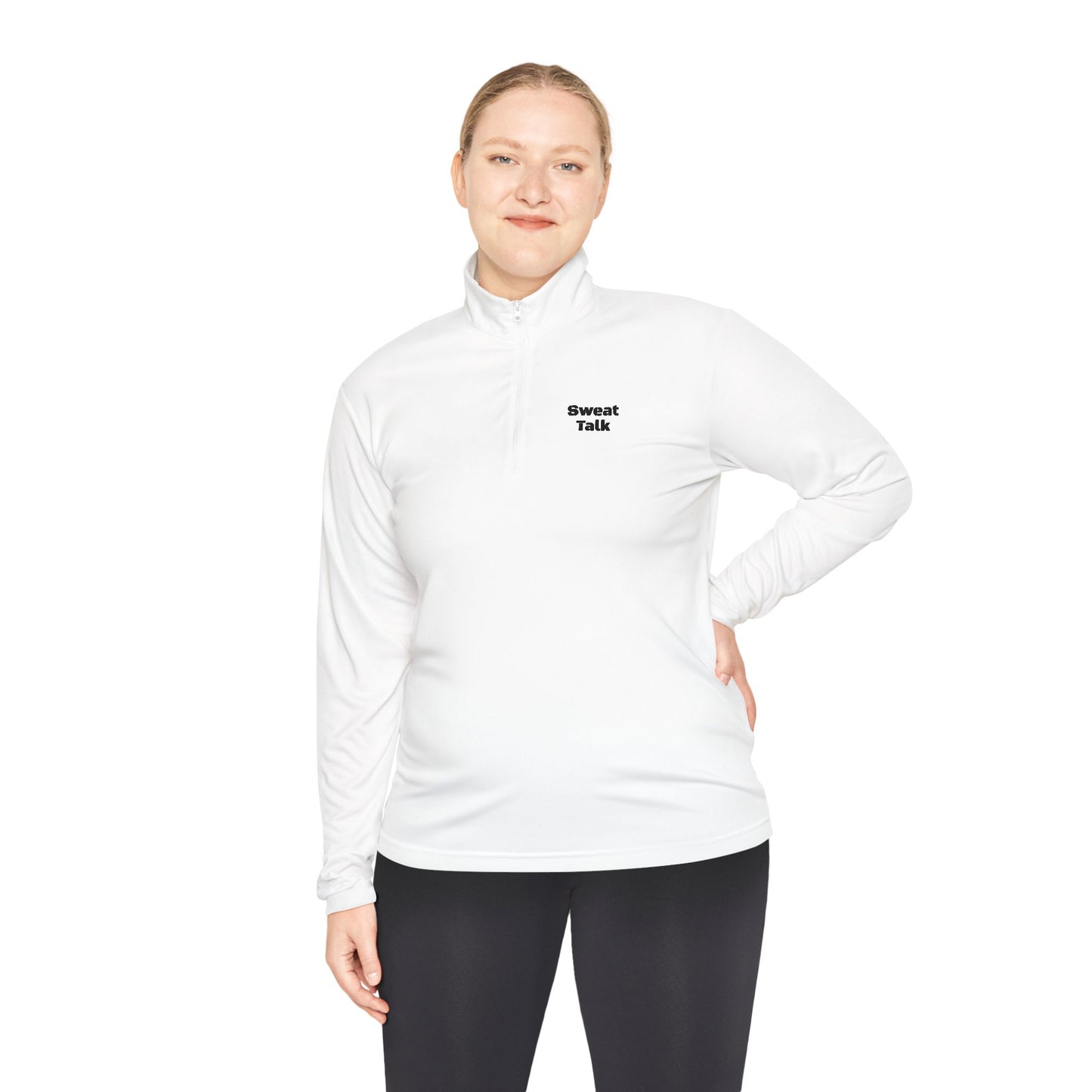 Sweat Talk Unisex Quarter-Zip Pullover