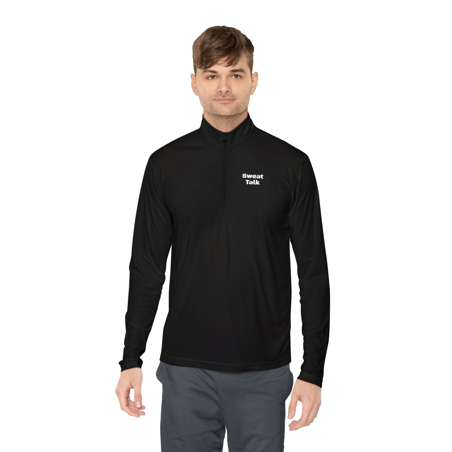 Sweat Talk Unisex Quarter-Zip Pullover