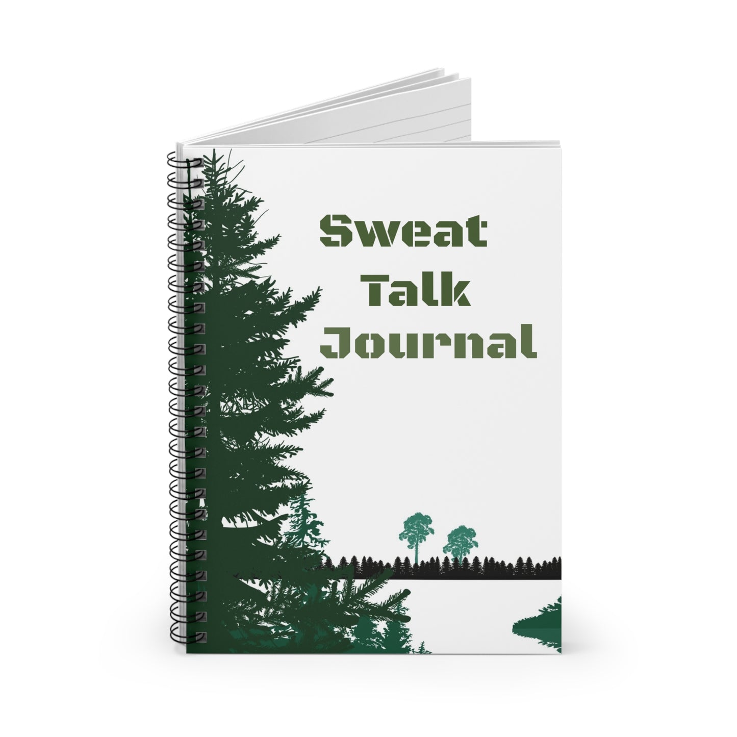 Sweat Talk Journal - Ruled Line Spiral Notebook