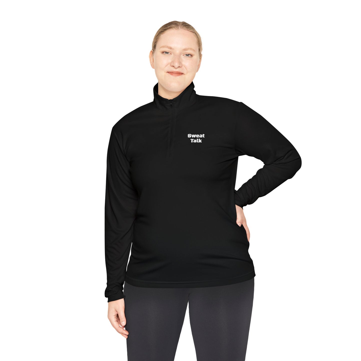 Sweat Talk Unisex Quarter-Zip Pullover