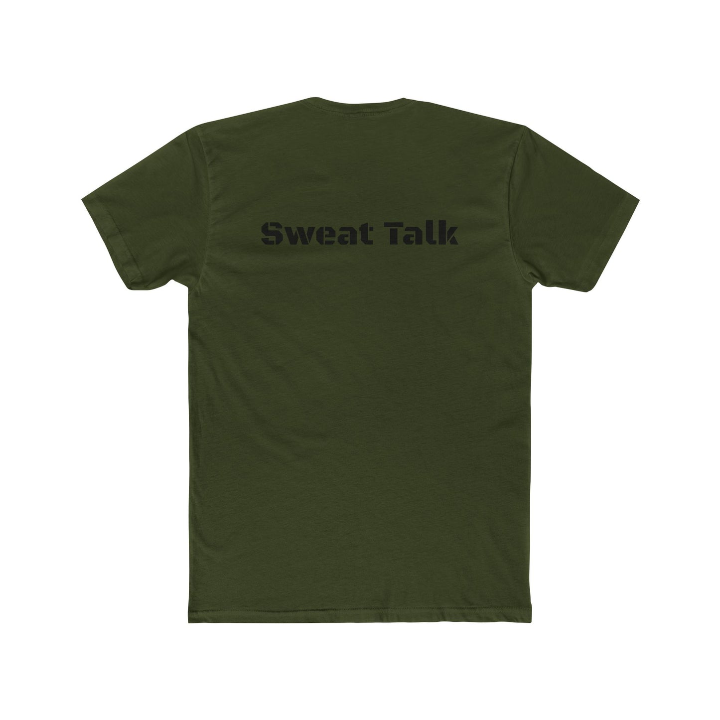 Sweat Talk Unisex Cotton Crew Tee